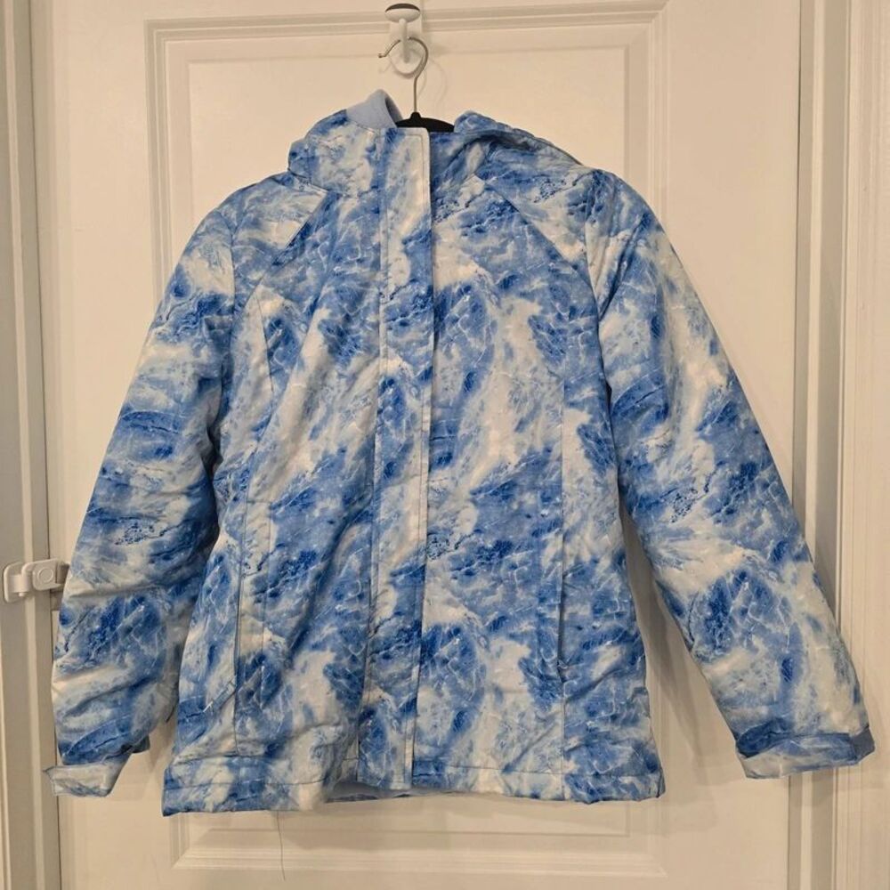 The Children’s Place Girls Tie Dye Fleece Lined Hooded Winter Jacket Size 14